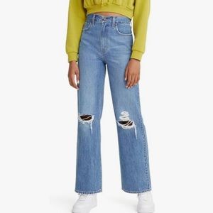 High waisted straight WIDE LEG WOMEN'S JEANS Levi’s